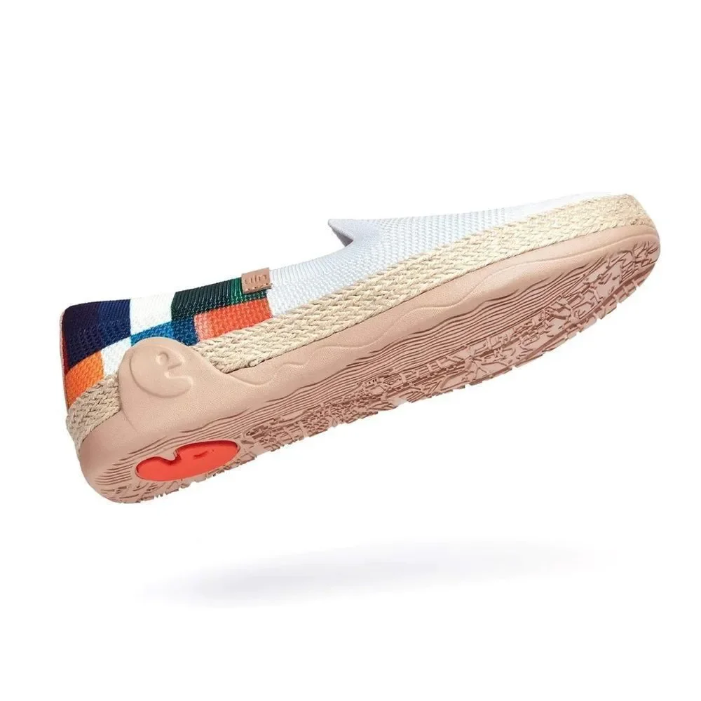 UIN Women's Espadrilles Knitted Walking Casual Shoes Marbella (Hold that Color)